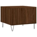 Pikkukuva 8 / 11: vidaXL Sohvapöydät 2 kpl ruskea tammi 50x50x40 cm tekninen puu