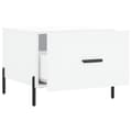 Miniatyrbillede 6 af 11: vidaXL sofaborde 2 stk. 50x50x40 cm konstrueret træ hvid