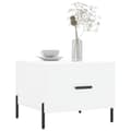 Miniatyrbillede 2 af 11: vidaXL sofaborde 2 stk. 50x50x40 cm konstrueret træ hvid