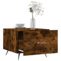 Miniatyrbilde 3 av 11: vidaXL Salongbord 2 stk røkt eik 50x50x40 cm konstruert tre
