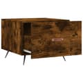 Miniatyrbilde 6 av 11: vidaXL Salongbord 2 stk røkt eik 50x50x40 cm konstruert tre