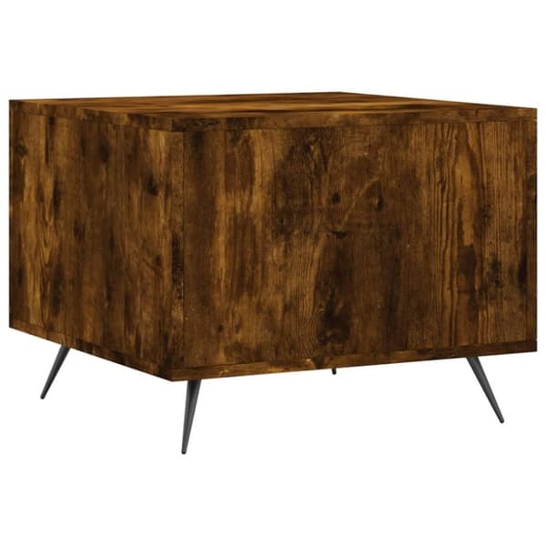 vidaXL Salongbord 2 stk røkt eik 50x50x40 cm konstruert tre