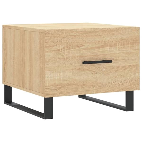 vidaXL Salongbord 2 stk sonoma eik 50x50x40 cm konstruert tre