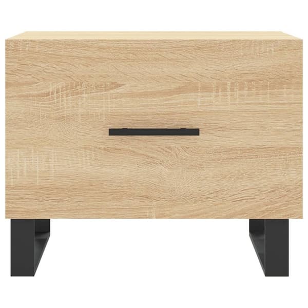 vidaXL Salongbord 2 stk sonoma eik 50x50x40 cm konstruert tre
