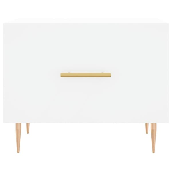 vidaXL sofaborde 2 stk. 50x50x40 cm konstrueret træ hvid