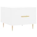 Miniatyrbilde 4 av 11: vidaXL Salongbord 2 stk hvit 50x50x40 cm konstruert tre