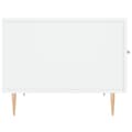Miniatyrbilde 7 av 11: vidaXL Salongbord 2 stk hvit 50x50x40 cm konstruert tre