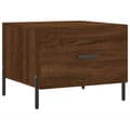 Miniatyrbilde 4 av 11: vidaXL Salongbord 2 stk brun eik 50x50x40 cm konstruert tre