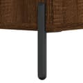 Miniatyrbilde 10 av 11: vidaXL Salongbord 2 stk brun eik 50x50x40 cm konstruert tre