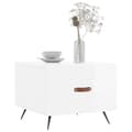 Miniatyrbillede 2 af 11: vidaXL sofaborde 2 stk. 50x50x40 cm konstrueret træ hvid højglans