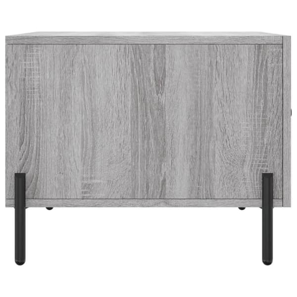 vidaXL Salongbord 2 stk grå sonoma 50x50x40 cm konstruert tre