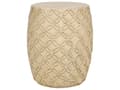Pikkukuva 1 / 7: Sivupöytä vaalea beige MgO lasikuitu pyöreä UV-säteilyn veden ruosteen tahrojen kestävä boho moderni tyyli