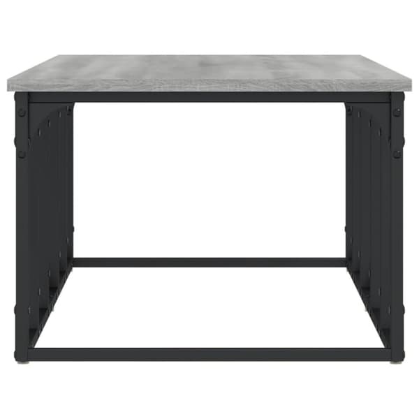 vidaXL Sohvapöytä harmaa Sonoma 100x50x35,5 cm tekninen puu