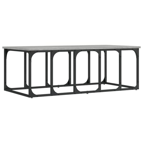 vidaXL Salongbord grå sonoma 100x50x35,5 cm konstruert tre