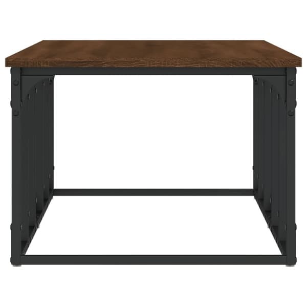 vidaXL sofabord 100x50x35,5 cm konstrueret træ brun egetræsfarve