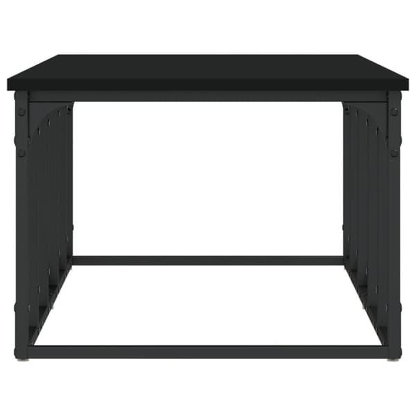 vidaXL Salongbord svart 100x50x35,5 cm konstruert tre