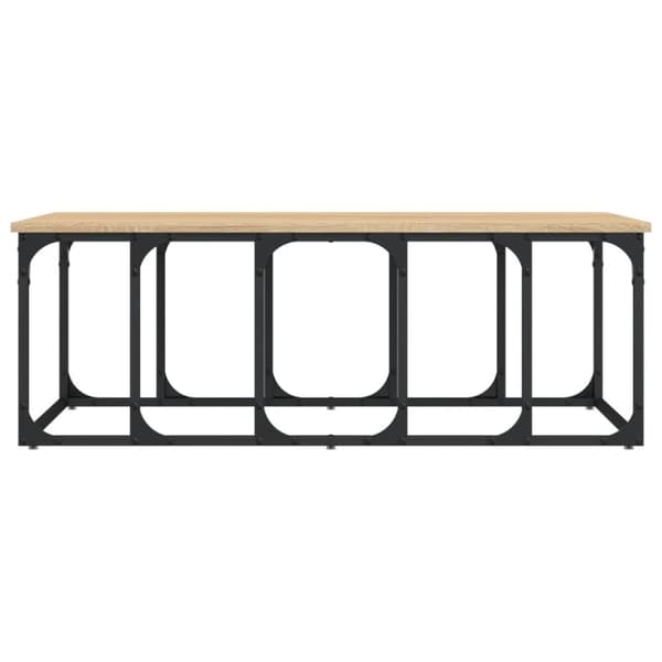 vidaXL sofabord 100x50x35,5 cm konstrueret træ sonoma-eg