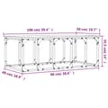 Miniatyrbillede 9 af 9: vidaXL sofabord 100x50x35,5 cm konstrueret træ sonoma-eg