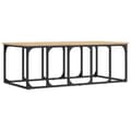 Miniatyrbillede 1 af 9: vidaXL sofabord 100x50x35,5 cm konstrueret træ sonoma-eg