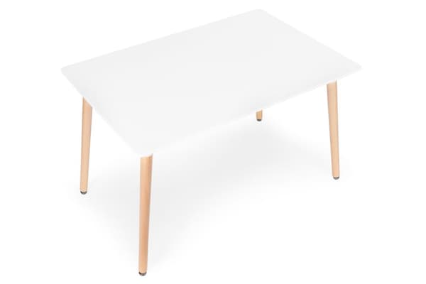 Rektangulärt bord - kaffebord - skandinavisk stil - vit