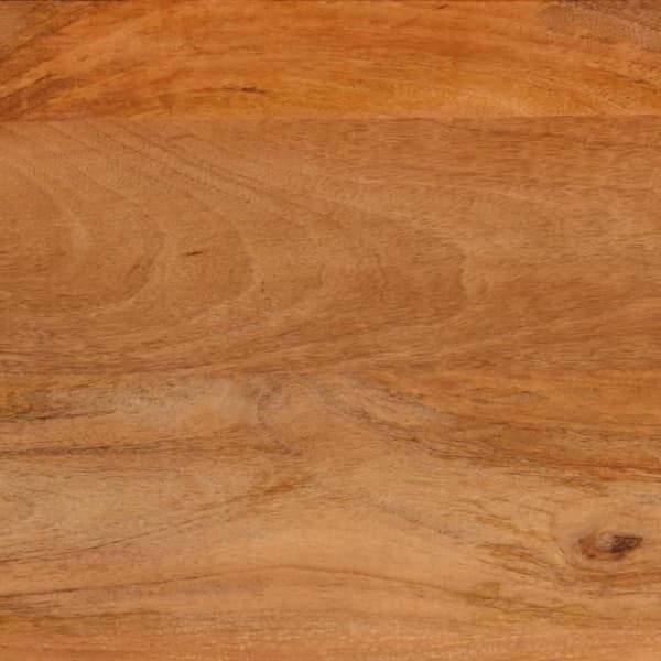 vidaXL sofabord 100x54x40 cm massivt mangotræ brun og sort