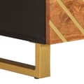 Miniatyrbild 8 av 11: vidaXL Soffbord brun och svart 80x54x40 cm massivt mangoträ