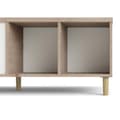 Miniatyrbilde 6 av 10: Penny sofabord med uttrekkstopplate og 2 rom Hickory dekor og matt hvit.