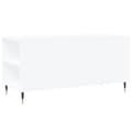 Miniatyrbilde 8 av 11: vidaXL Salongbord hvit 102x44,5x50 cm konstruert tre