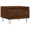 Pikkukuva 4 / 11: vidaXL Sohvapöydät 2 kpl ruskea tammi 50x46x35 cm tekninen puu