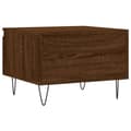 Pikkukuva 8 / 11: vidaXL Sohvapöydät 2 kpl ruskea tammi 50x46x35 cm tekninen puu