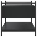 Miniatyrbillede 7 af 11: vidaXL sofabord 50x50x50 cm konstrueret træ sort