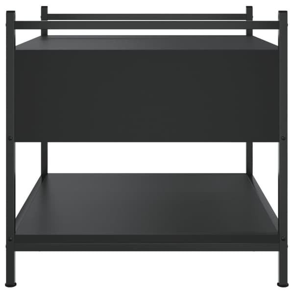 vidaXL sofabord 50x50x50 cm konstrueret træ sort