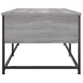 Pikkukuva 7 / 11: vidaXL Sohvapöytä harmaa Sonoma 100x51x40 cm tekninen puu