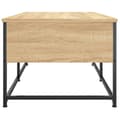 Miniatyrbillede 7 af 11: vidaXL sofabord 100x51x40 cm konstrueret træ sonoma-eg