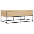 Miniatyrbillede 8 af 11: vidaXL sofabord 100x51x40 cm konstrueret træ sonoma-eg