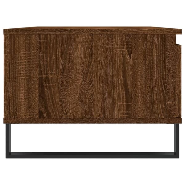 vidaXL Salongbord brun eik 90x50x36,5 cm konstruert tre