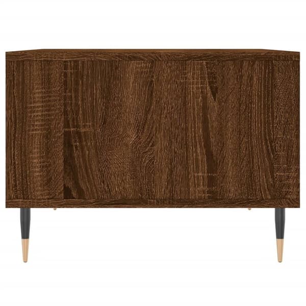 vidaXL sofabord 60x50x36,5 cm konstrueret træ brun egetræsfarve