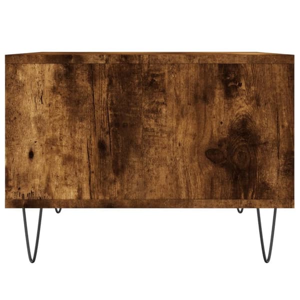 vidaXL Salongbord røkt eik 60x50x36,5 cm konstruert tre