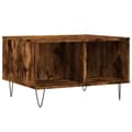Miniatyrbillede 6 af 9: vidaXL sofabord 60x50x36,5 cm konstrueret træ røget egetræsfarve