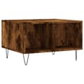 Miniatyrbillede 1 af 9: vidaXL sofabord 60x50x36,5 cm konstrueret træ røget egetræsfarve