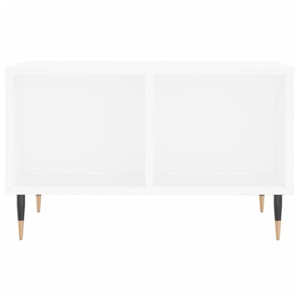 vidaXL Salongbord hvit 60x50x36,5 cm konstruert tre