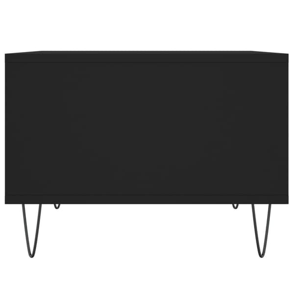 vidaXL Salongbord svart 60x50x36,5 cm konstruert tre