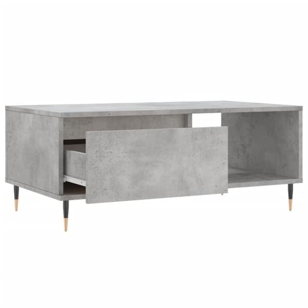 vidaXL sofabord 90x50x36,5 cm konstrueret træ betongrå
