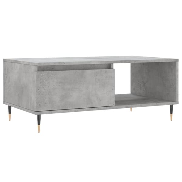 vidaXL sofabord 90x50x36,5 cm konstrueret træ betongrå