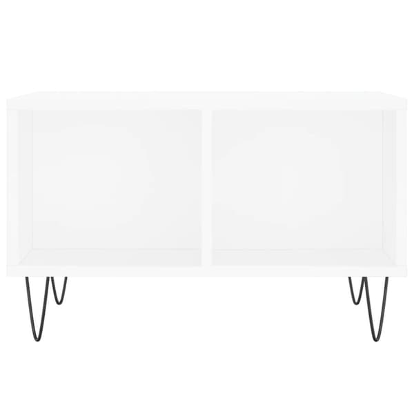 vidaXL sofabord 60x50x36,5 cm konstrueret træ hvid