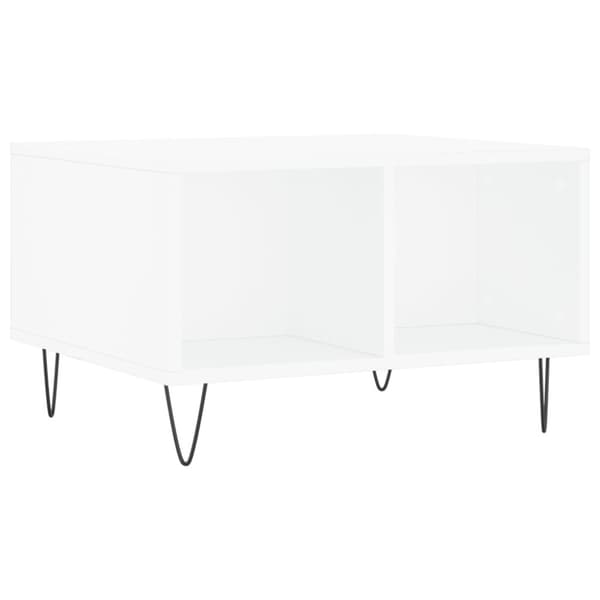 vidaXL sofabord 60x50x36,5 cm konstrueret træ hvid