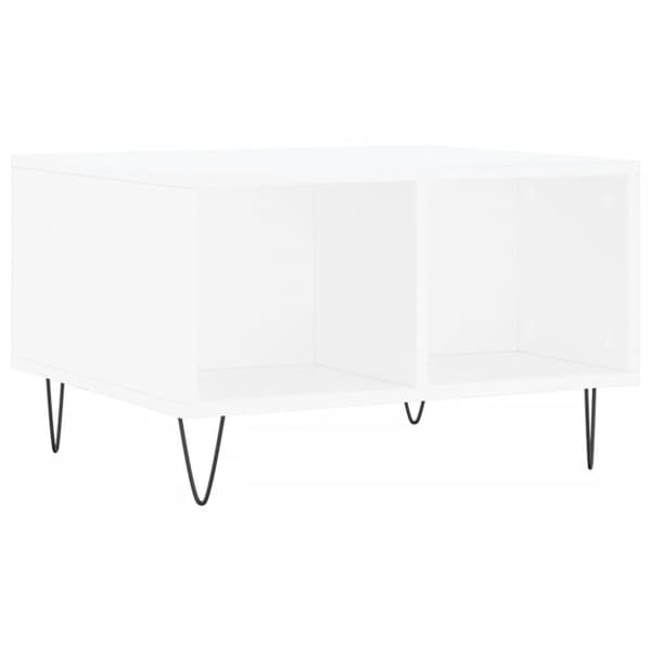 vidaXL sofabord 60x50x36,5 cm konstrueret træ hvid