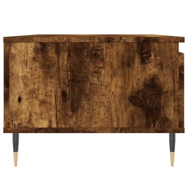 vidaXL Salongbord røkt eik 90x50x36,5 cm konstruert tre