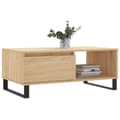 Miniatyrbillede 3 af 11: vidaXL sofabord 90x50x36,5 cm konstrueret træ sonoma-eg