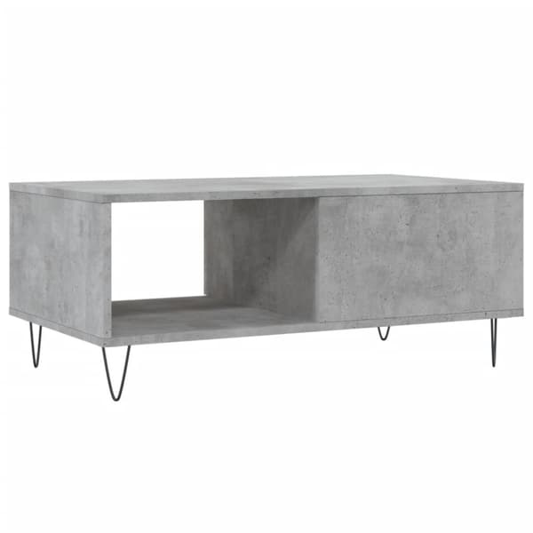 vidaXL sofabord 90x50x36,5 cm konstrueret træ betongrå